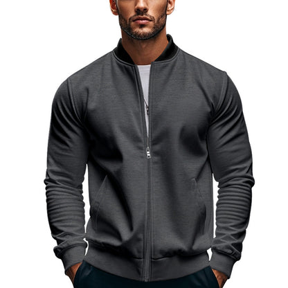 Long-sleeve Zipper Baseball Uniform Coat Jacket