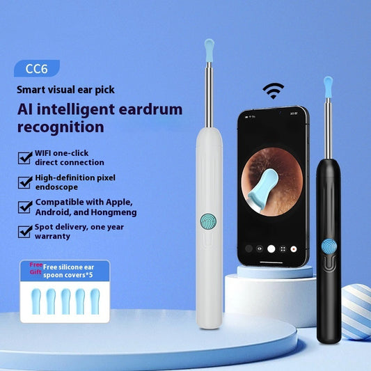 Visual Ear Pick HD With Light WIFI Ear Cleaner Suit