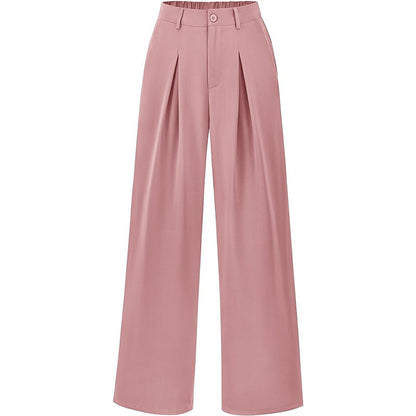 Work Commute Business Style Loose Casual Formal Wear Wide-legged Pants