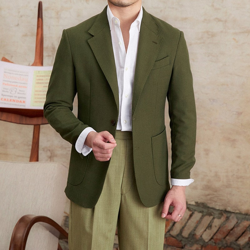 Summer Gentry Half Lining Thin Casual Suit Jacket