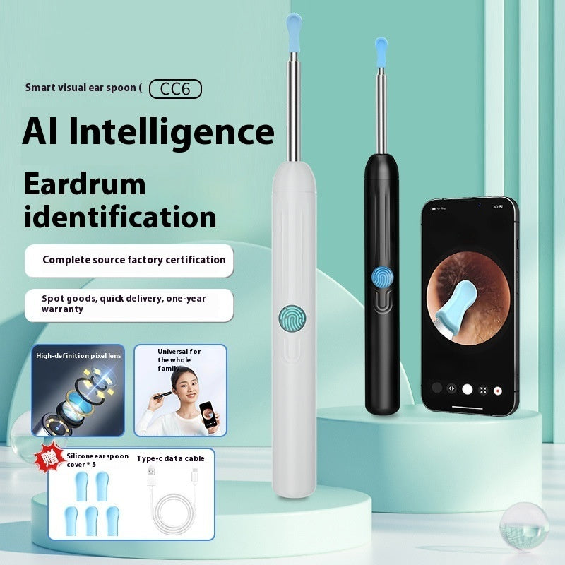 Visual Ear Pick HD With Light WIFI Ear Cleaner Suit