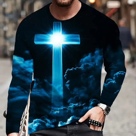 Men's Digital Printing Long Sleeve