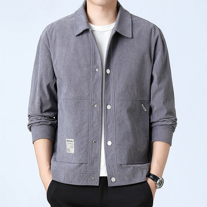 Corduroy Jacket Business Slim Fit