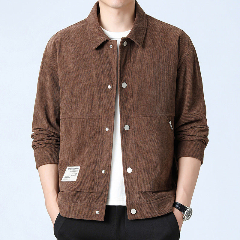 Corduroy Jacket Business Slim Fit