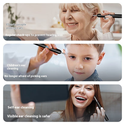 Visual Ear Pick HD With Light WIFI Ear Cleaner Suit