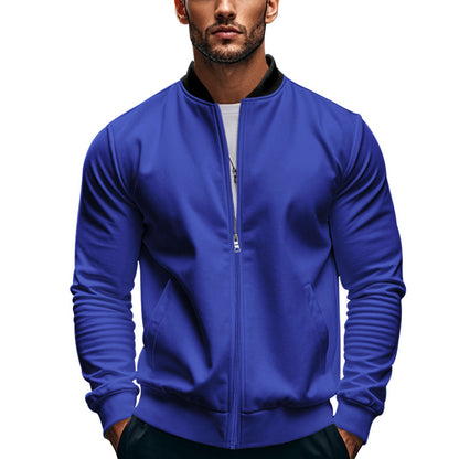 Long-sleeve Zipper Baseball Uniform Coat Jacket